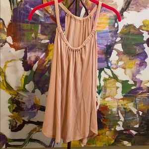 Baby Pink High Neck Tank